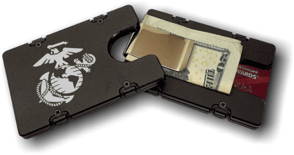 USMC - Anodized Aluminum Credit Card Holder USMC - Anodized Aluminum Credit Card Holder